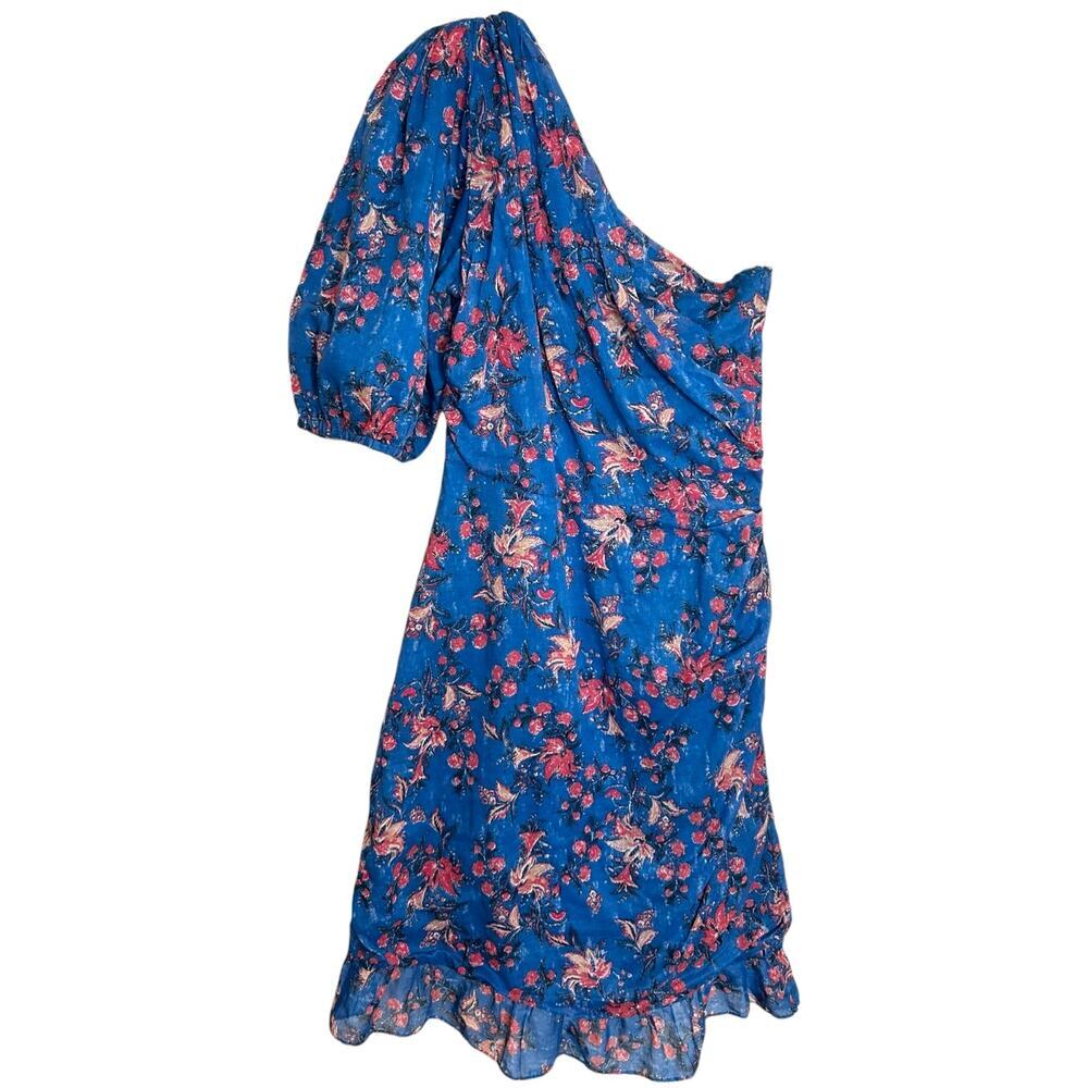 Isabel Marant Etoile, Women's 'Esther' Dress, Mini Ruched, Blue Size 36 FR, 4 US - Picture 3 of 11